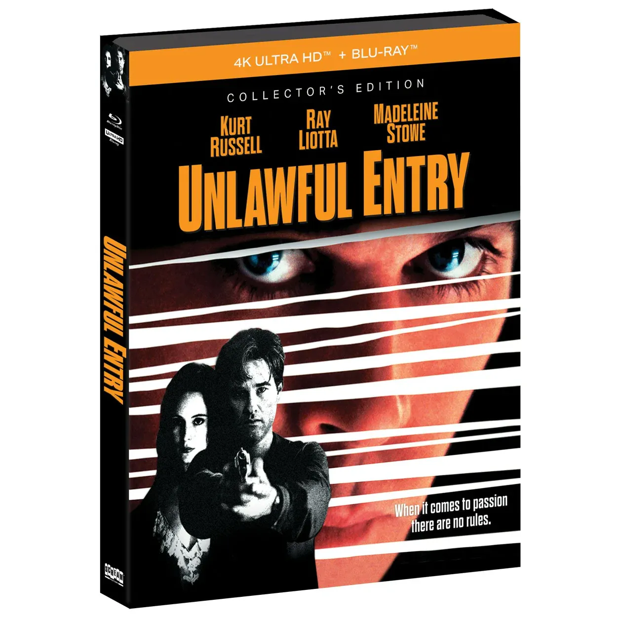 PRE-ORDER: Unlawful Entry Collector's Edition 4K UHD + Blu-Ray w/ Slipcover (Scream! Factory)