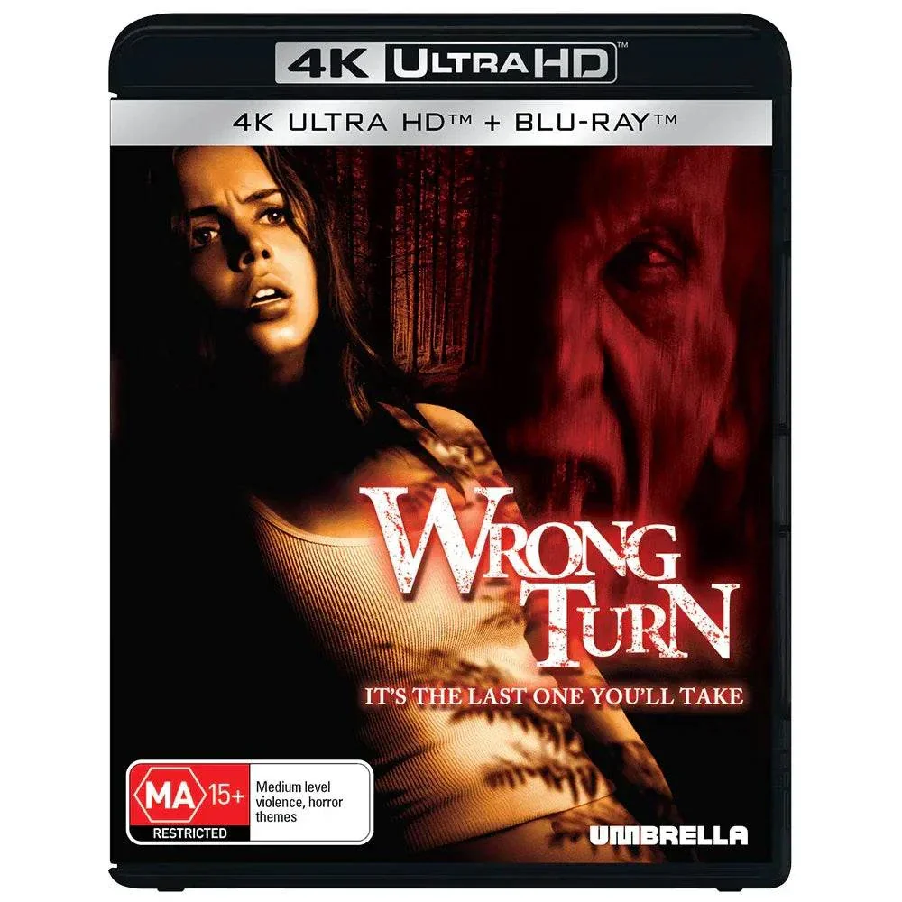 PRE-ORDER: Wrong Turn (2003) 4K UHD + Blu-Ray w/ Slipcover (Umbrella Entertainment) [REGION FREE] - Image 4
