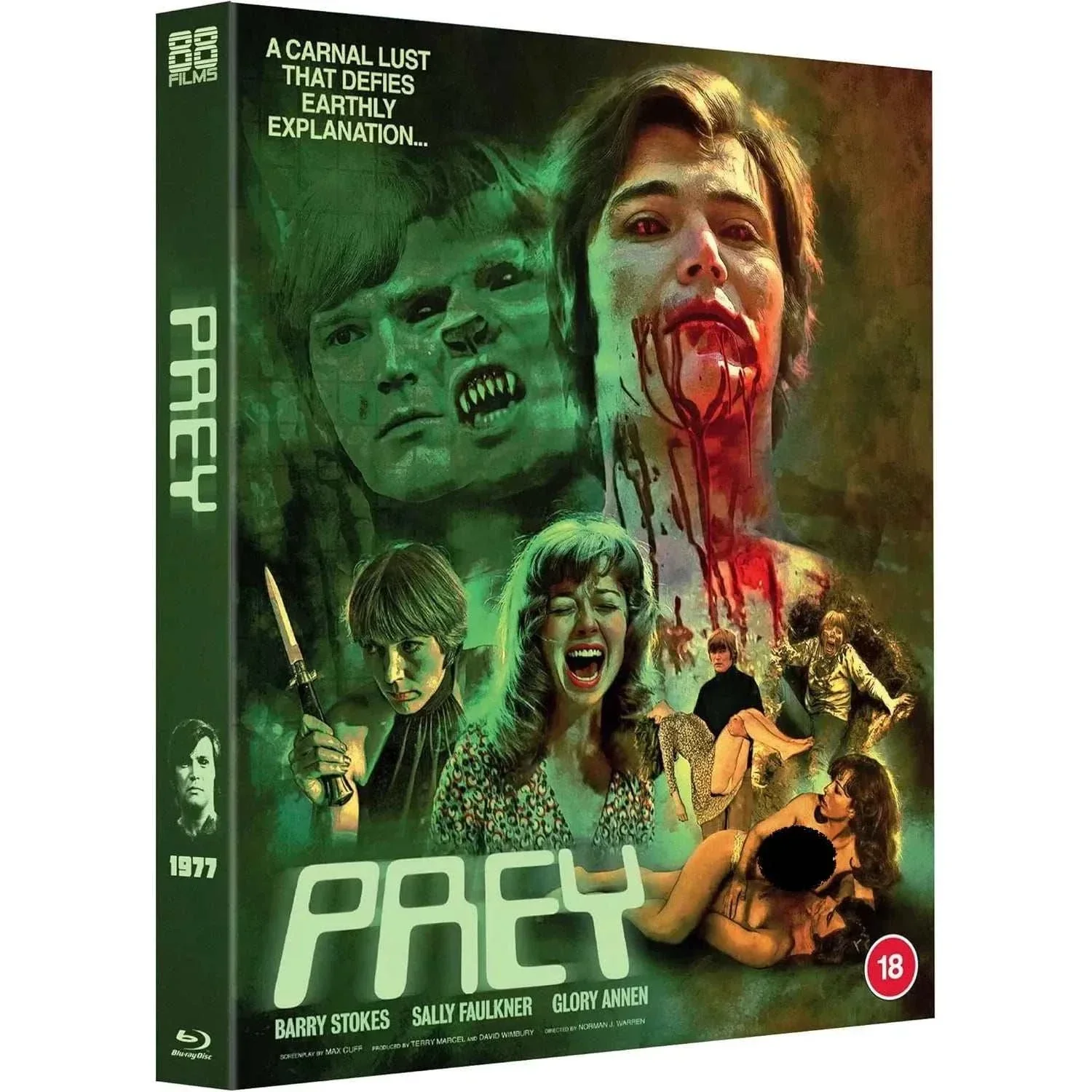 Prey (1977) Blu-Ray w/ Slipcover (88 Films) [REGION B]