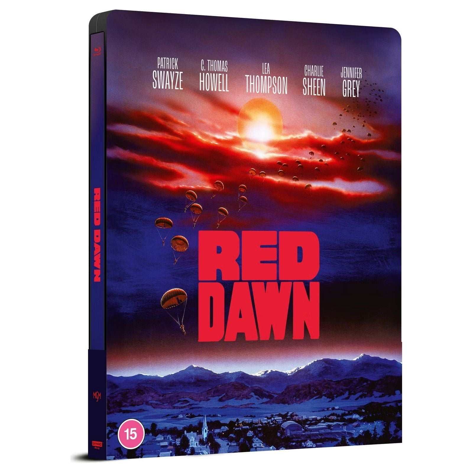 Red Dawn Limited Edition UK Embossed Steelbook 4K Ultra HD + 2 Blu-Ray (REGION FREE/REGION B)