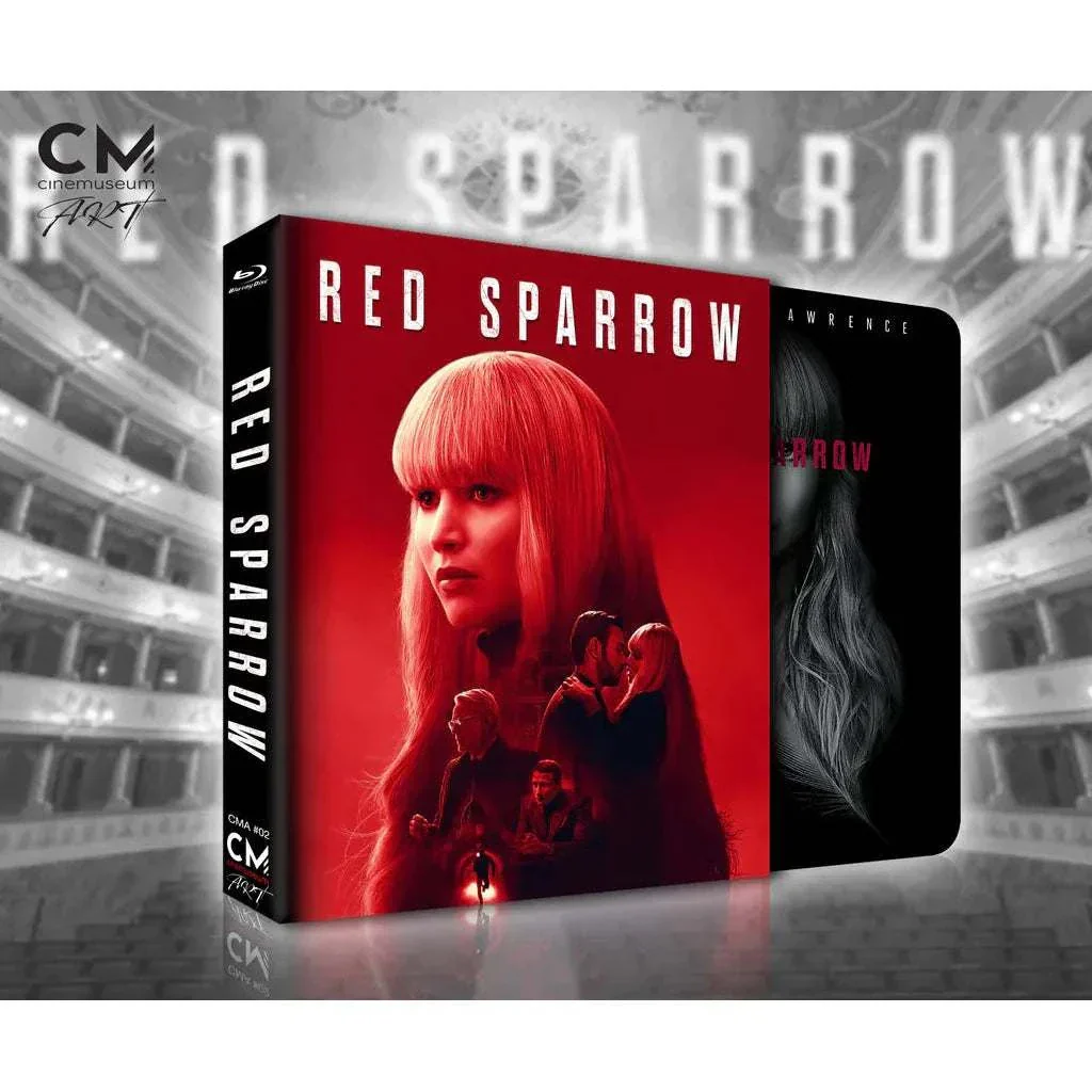 Red Sparrow - Lenticular Full Slip Steelbook Blu-Ray- CineMuseum Art (CMA #02) (REGION FREE)