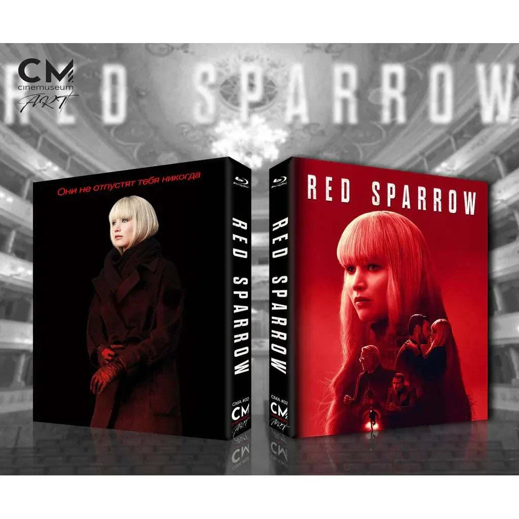 Red Sparrow - Lenticular Full Slip Steelbook Blu-Ray- CineMuseum Art (CMA #02) (REGION FREE) - Image 4
