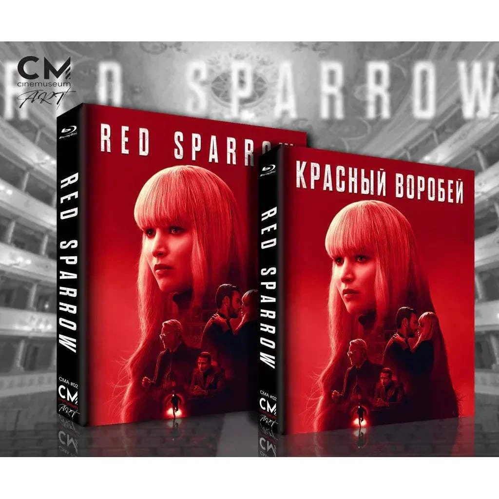Red Sparrow - Lenticular Full Slip Steelbook Blu-Ray- CineMuseum Art (CMA #02) (REGION FREE) - Image 5