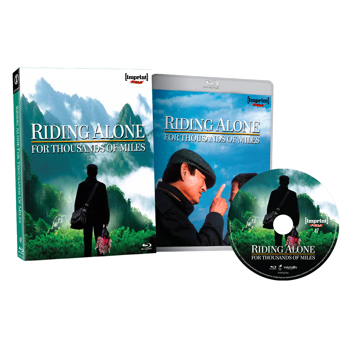 Riding Alone for Thousands of Miles (2005) Blu-Ray w/ Limited Edition Slipcover (Imprint Asia) [REGION FREE]