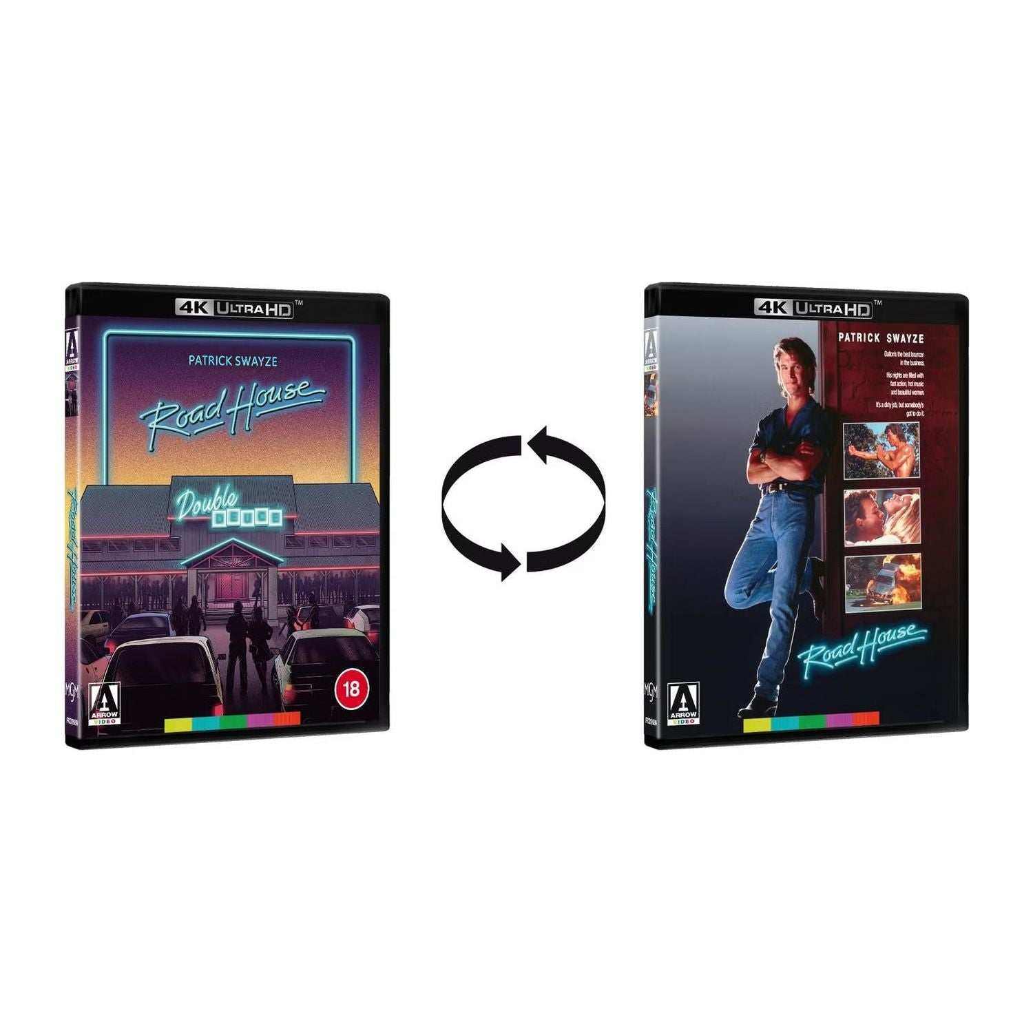 Road House Limited Edition 4K UHD + Blu-Ray w/ Slipcover + Extras (Arrow Films UK) [REGION FREE/REGION B] - Image 3