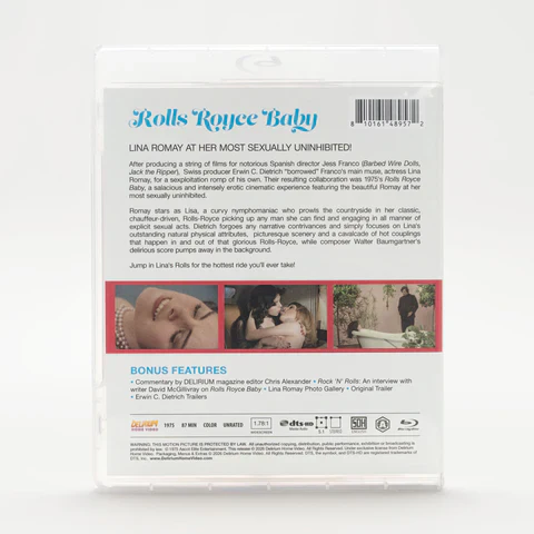 Rolls Royce Baby Blu-Ray w/ Limited Edition Slipcover (DELIRIUM HOME VIDEO) - Image 4