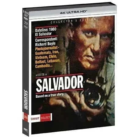 Salvador (Collector's Edition) 4K UHD + Blu-Ray w/ Limited Edition Slipcover