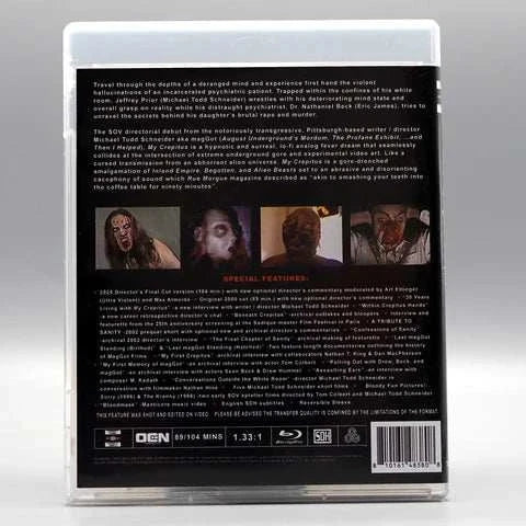 Saturn's Core - My Crepitus (I Never Left the White Room) Blu-Ray w/ Slipcover - Image 4