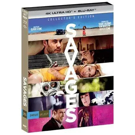Savages (Collector's Edition) 4K UHD + Blu-Ray w/ Slipcover (Shout Select)