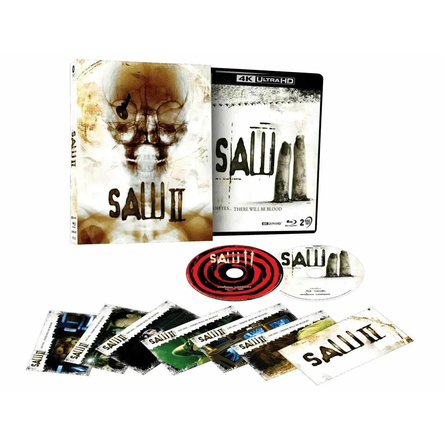 Saw II (2005) – 4K UHD + Blu-ray Limited Edition 3D Lenticular Hardcase + Art Cards (Via Vision) [REGION FREE]