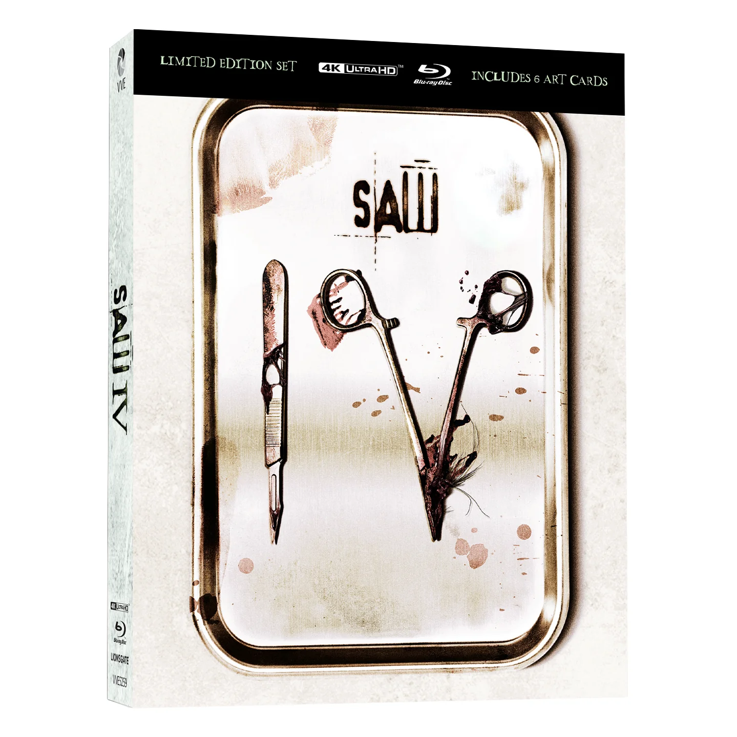 Saw IV (2007) – 4K UHD + Blu-ray Limited Edition 3D Lenticular Hardcase + Art Cards (Via Vision) [REGION FREE] - Image 2