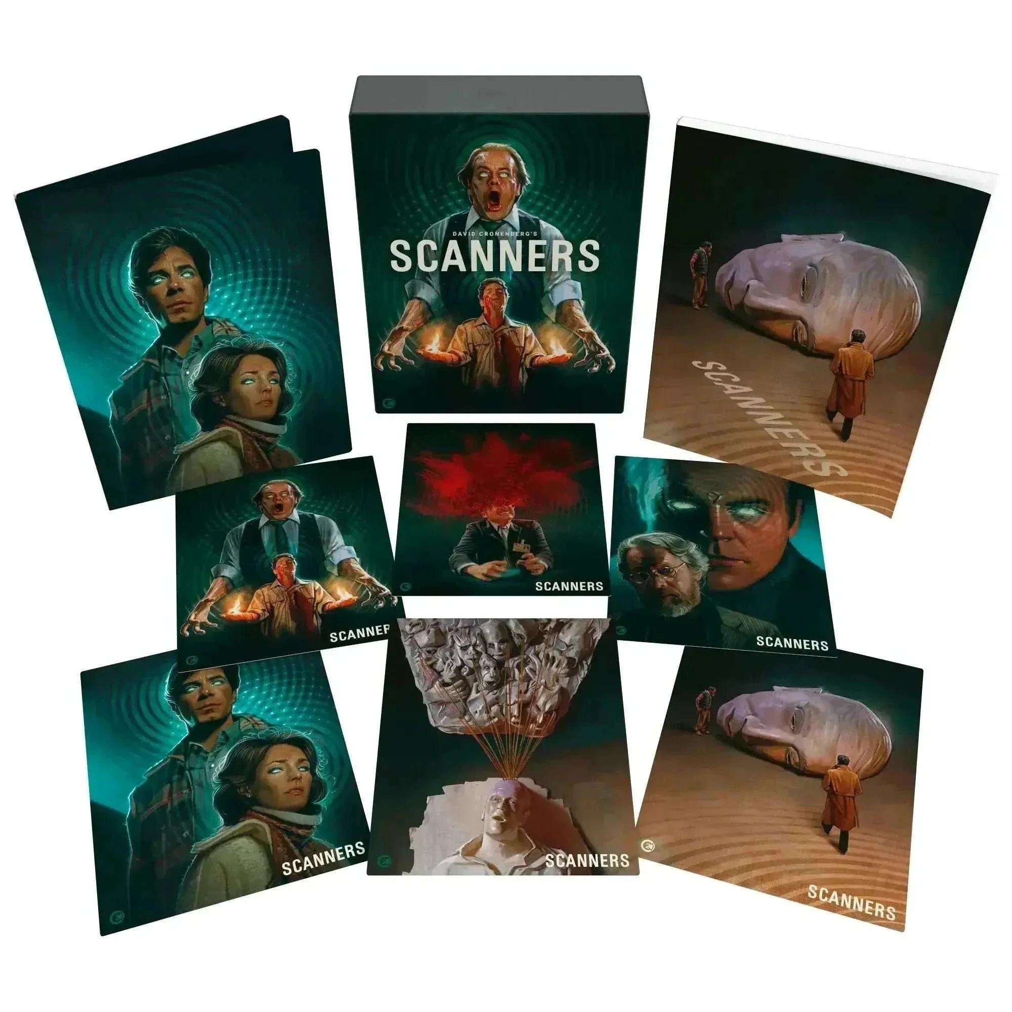 Scanners Limited Edition 4K UHD + Blu-Ray w/ Rigid Slipcase + Extras (Second Sight) [REGION FREE/REGION B]