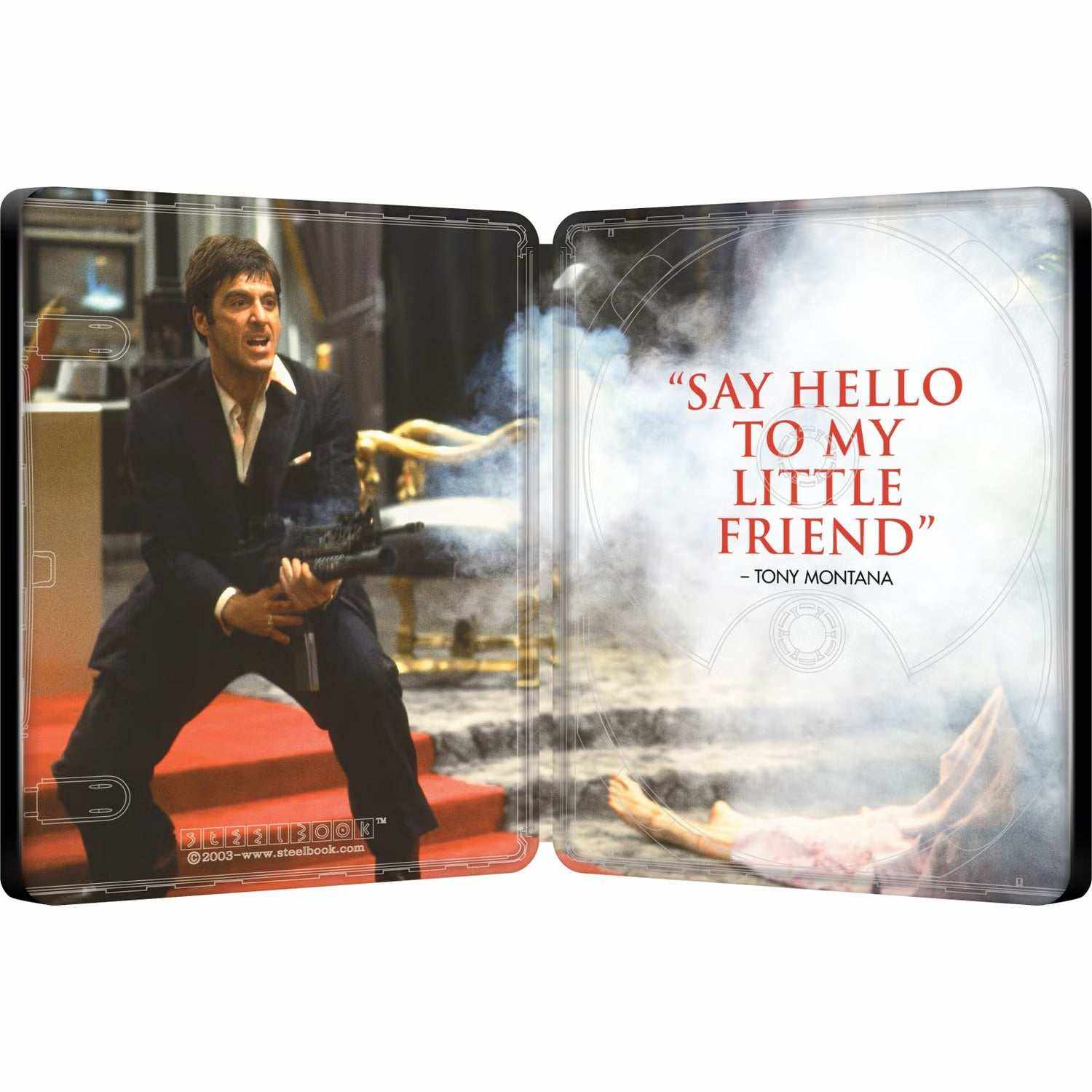 Scarface (1983) Limited Edition (UK) Steelbook 4K Ultra HD + Blu-Ray [REGION FREE] - Image 4
