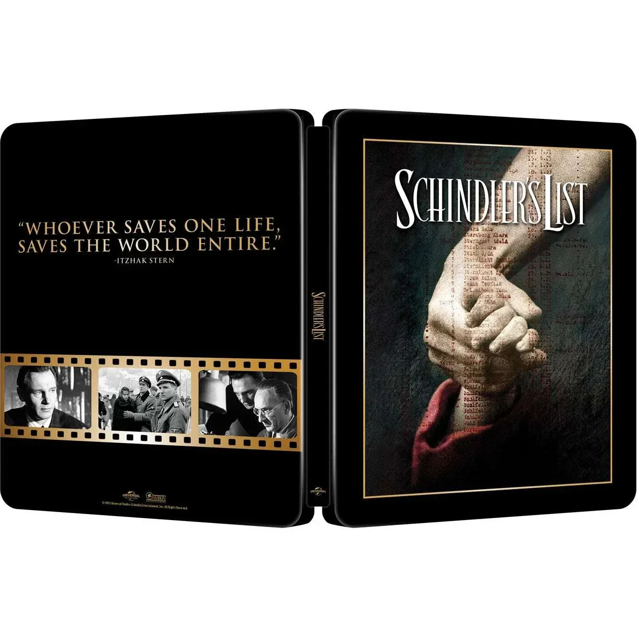 Schindler's List (Universal UK) Theatrical Poster Limited Edition Steelbook 4K UHD + Blu-Ray [REGION FREE] - Image 2