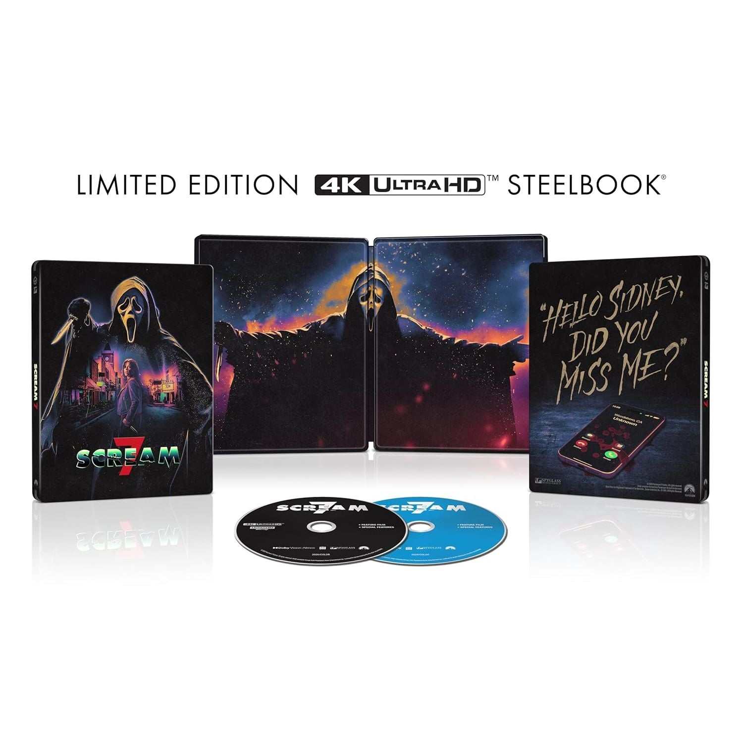 Scream 7 (Limited Edition Steelbook) 4K UHD + Blu-Ray [Paramount US]