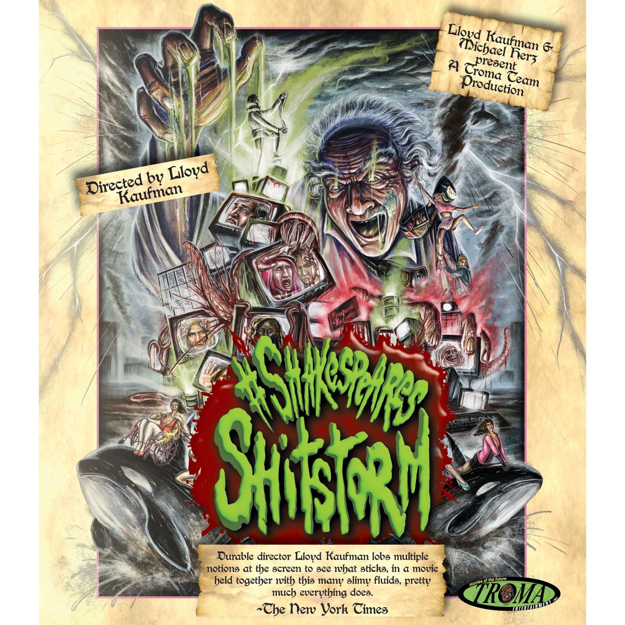 #shakespearesshitstorm 4K UHD + Special Edition Blu-ray w/ Slipcover (Troma Films)