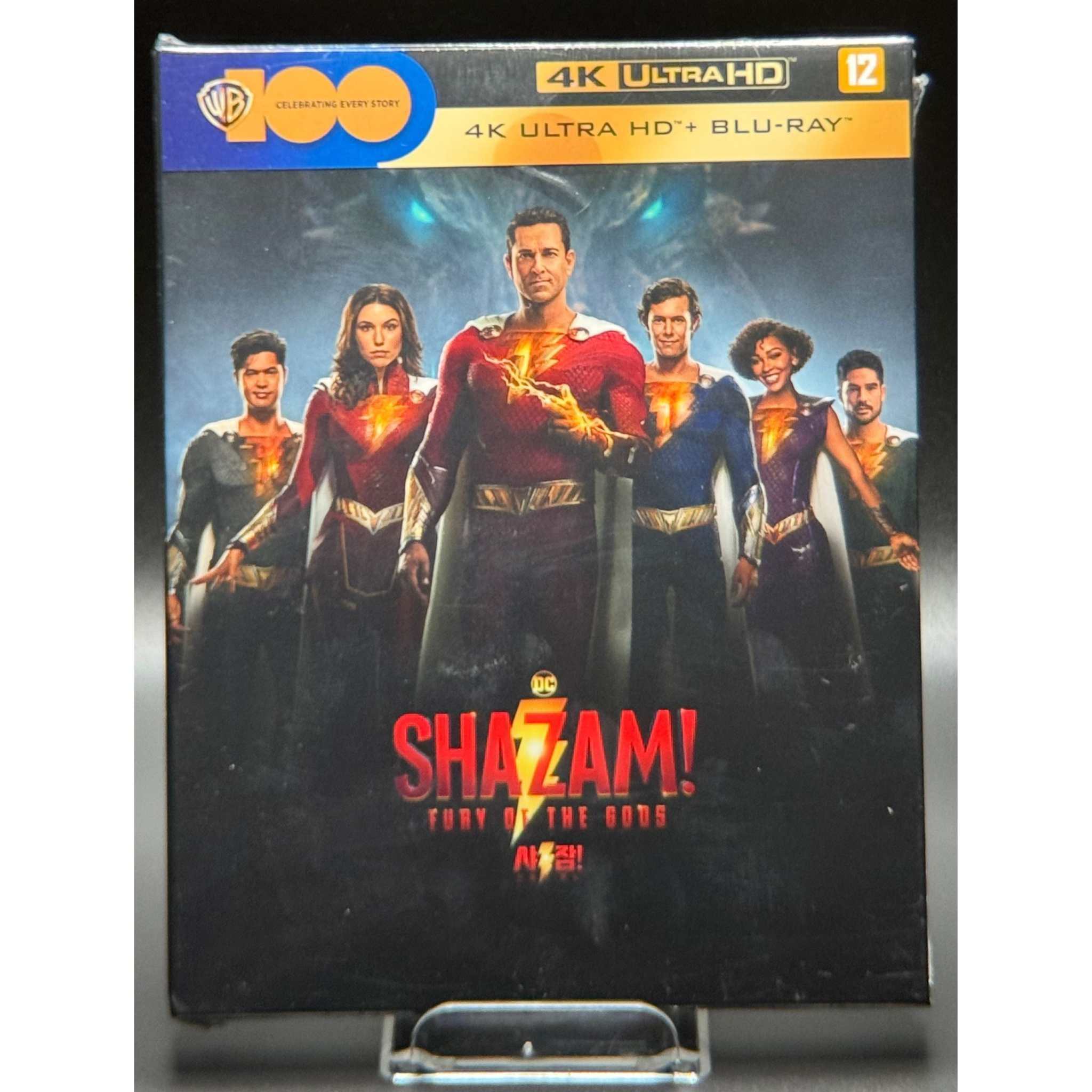 Shazam! Fury of the Gods 4K UHD + Blu-Ray Steelbook w/ Limited Edition Full Slip (H&CO.)