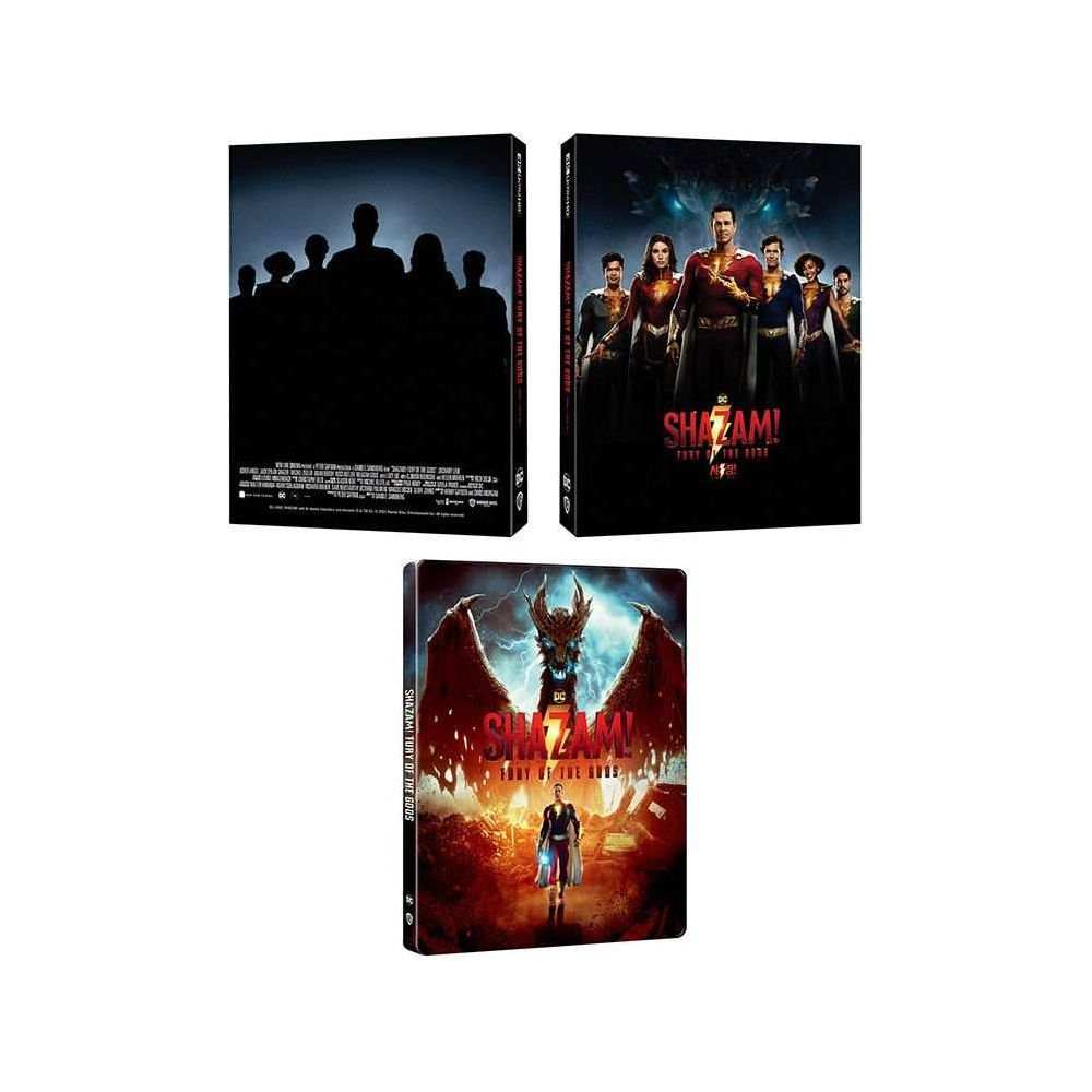 Shazam! Fury of the Gods 4K UHD + Blu-Ray Steelbook w/ Limited Edition Full Slip (H&CO.) - Image 3