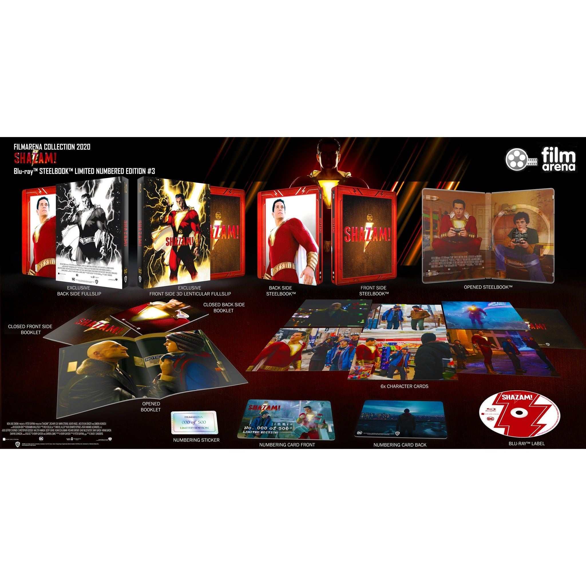 Shazam! (One-Click Hardbox) 4K UHD + Blu-Ray + 3D (Filmarena Collection #136) - Image 4