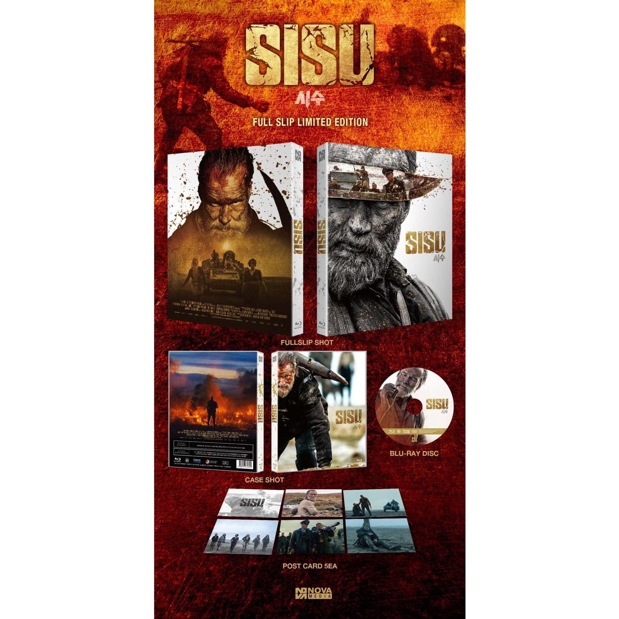 SISU Blu-Ray Numbered Limited Edition Full Slip + Post Cards (Nova Media) - Image 2