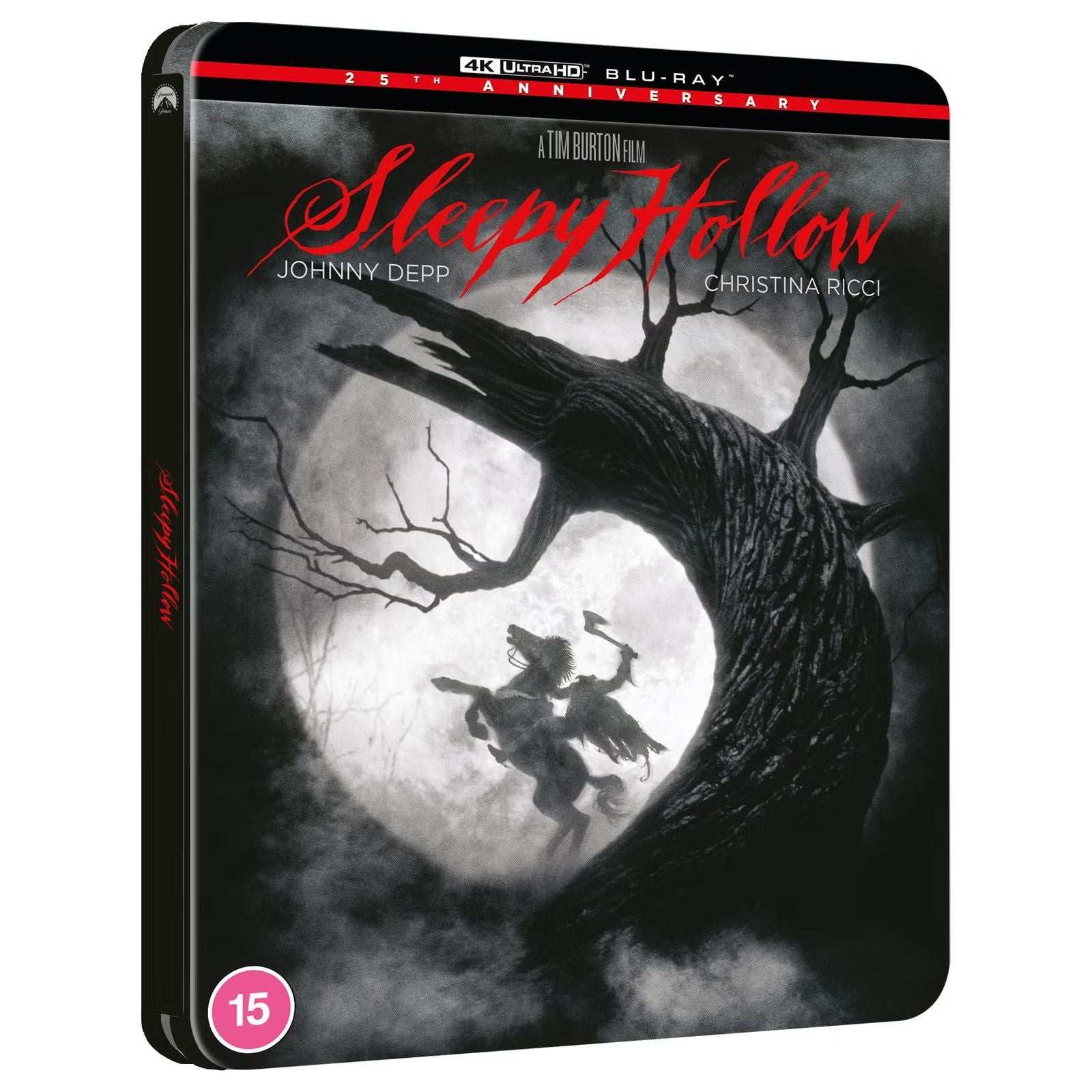 Sleepy Hollow Limited Edition (UK) Steelbook 4K UHD + Blu-Ray (REGION FREE)