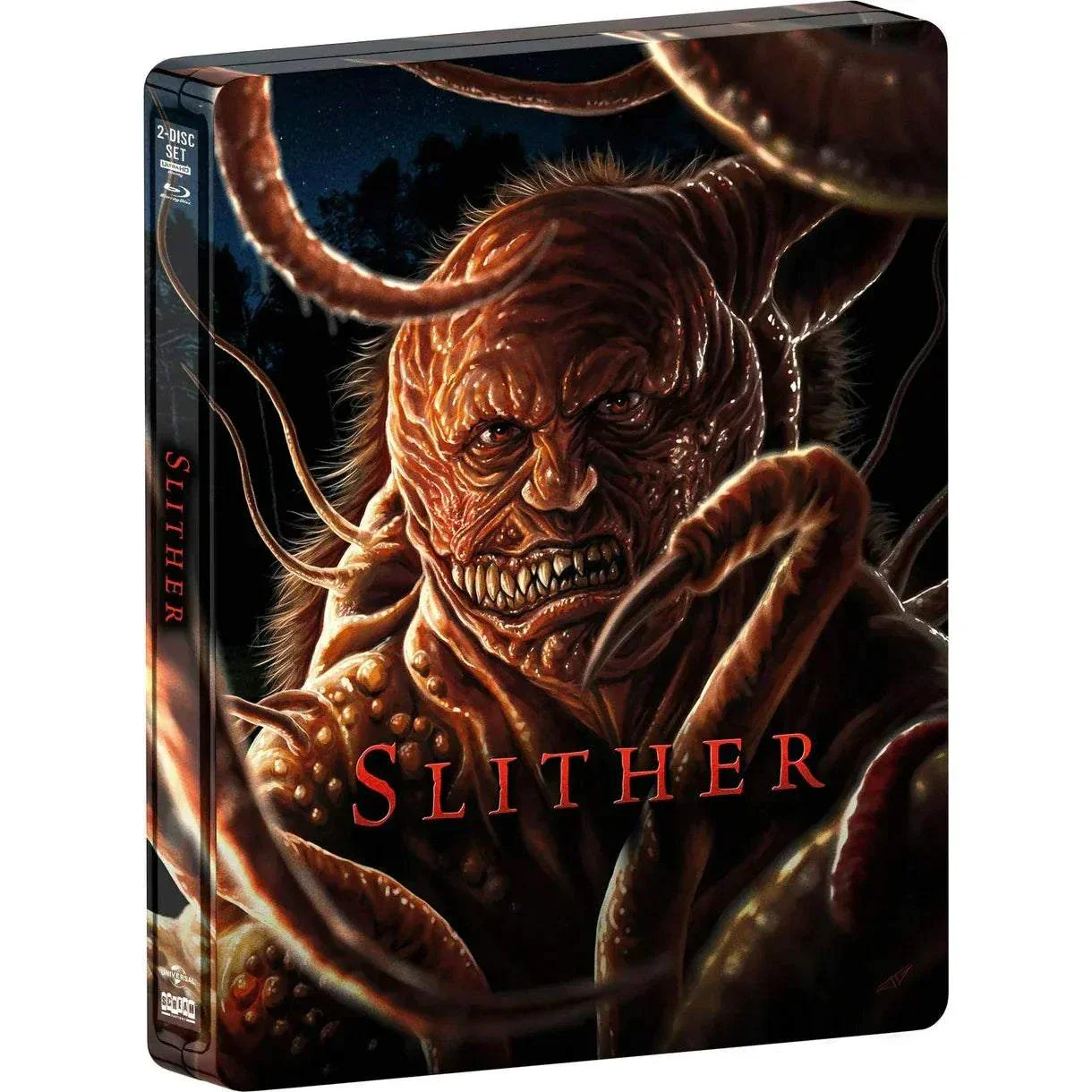 Slither (Limited Edition Steelbook) 4K UHD + Blu-Ray [Scream! Factory]