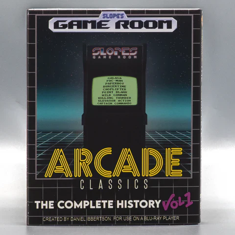 Slopes Game Room: Arcade Classics the Complete History Vol. 1 Blu-Ray w/ Limited Edition Slipcover (ETR Media) - Image 2