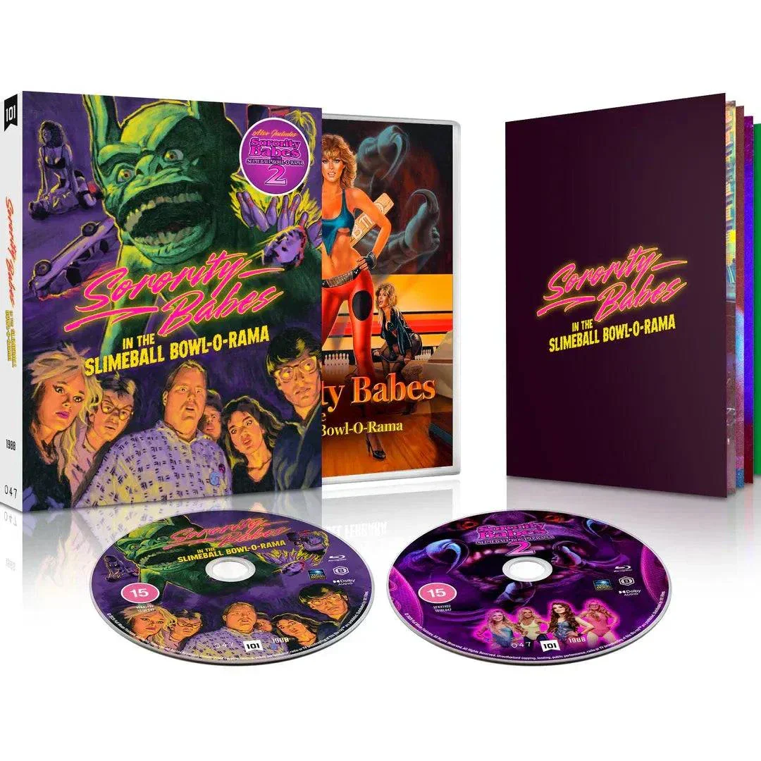 Sorority Babes in the Slimeball Bowl-O-Rama Limited Edition Blu-Ray w/ Slipcover + Booklet (101 Films Black Label) [REGION B] - Image 2