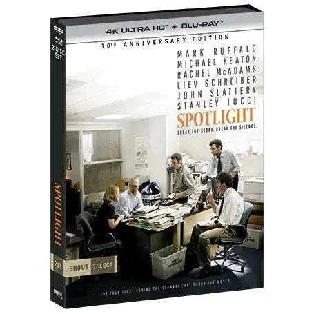 Spotlight (10th Anniversary Edition) 4K UHD + Blu-Ray w/ Limited Edition Slipcover (Shout Select)