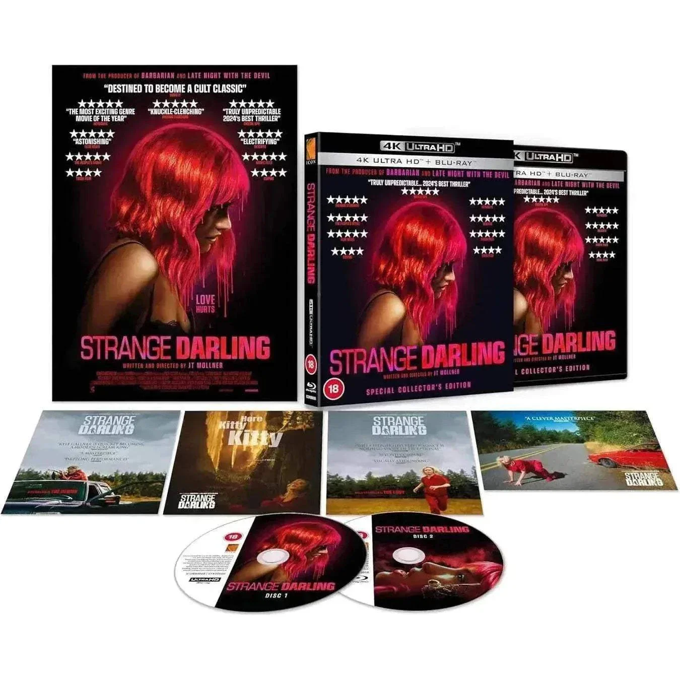 Strange Darling 4K Ultra HD + Blu-Ray (REGION FREE/REGION B)