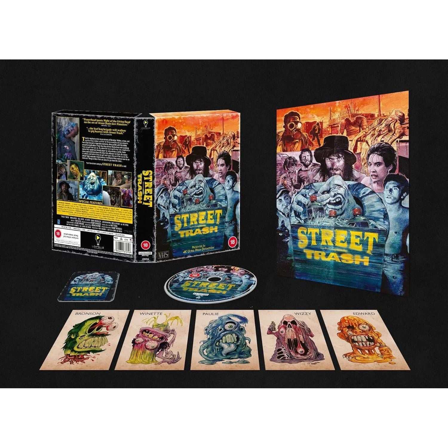 Street Trash (1987) Limited Collectors Edition VHS Box 4K Ultra HD (Lightbulb Films UK)