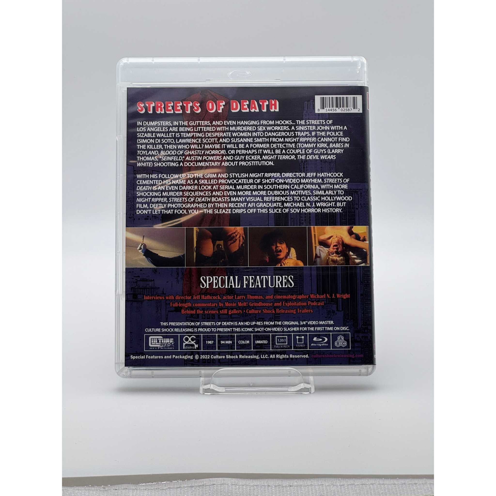 Streets of Death Blu-Ray (USED) Culture Shock with Slipcover - Image 7