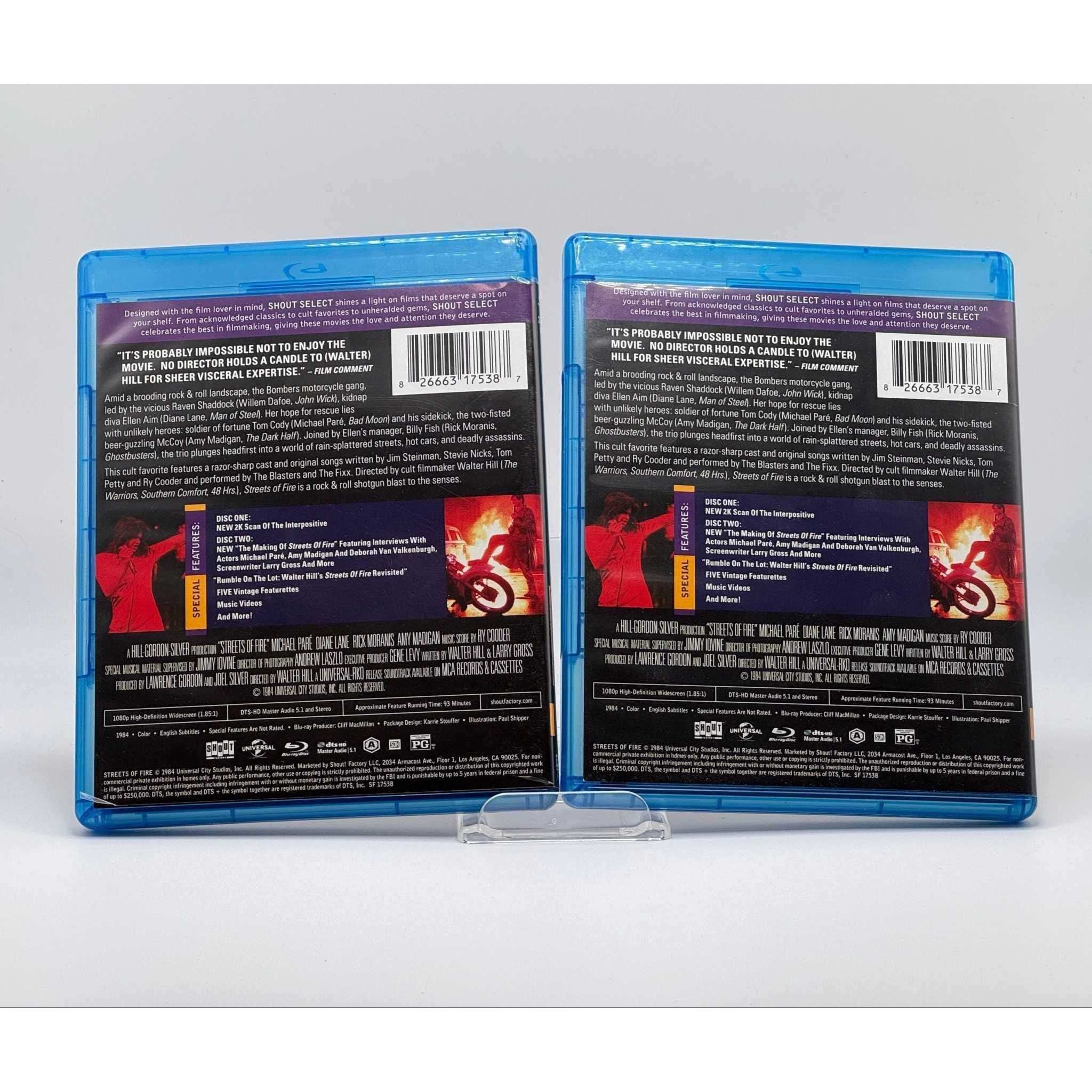 Streets of Fire Blu-Ray (USED) Shout Factory w/ Slipcover - Image 4