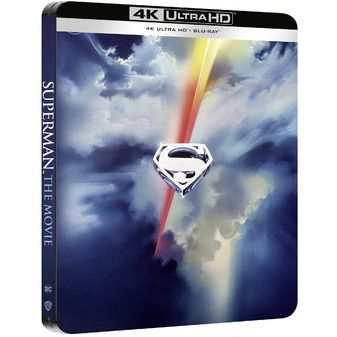 Superman - The Movie Limited Edition (UK) Steelbook 4K UHD + Blu-Ray (REGION FREE)