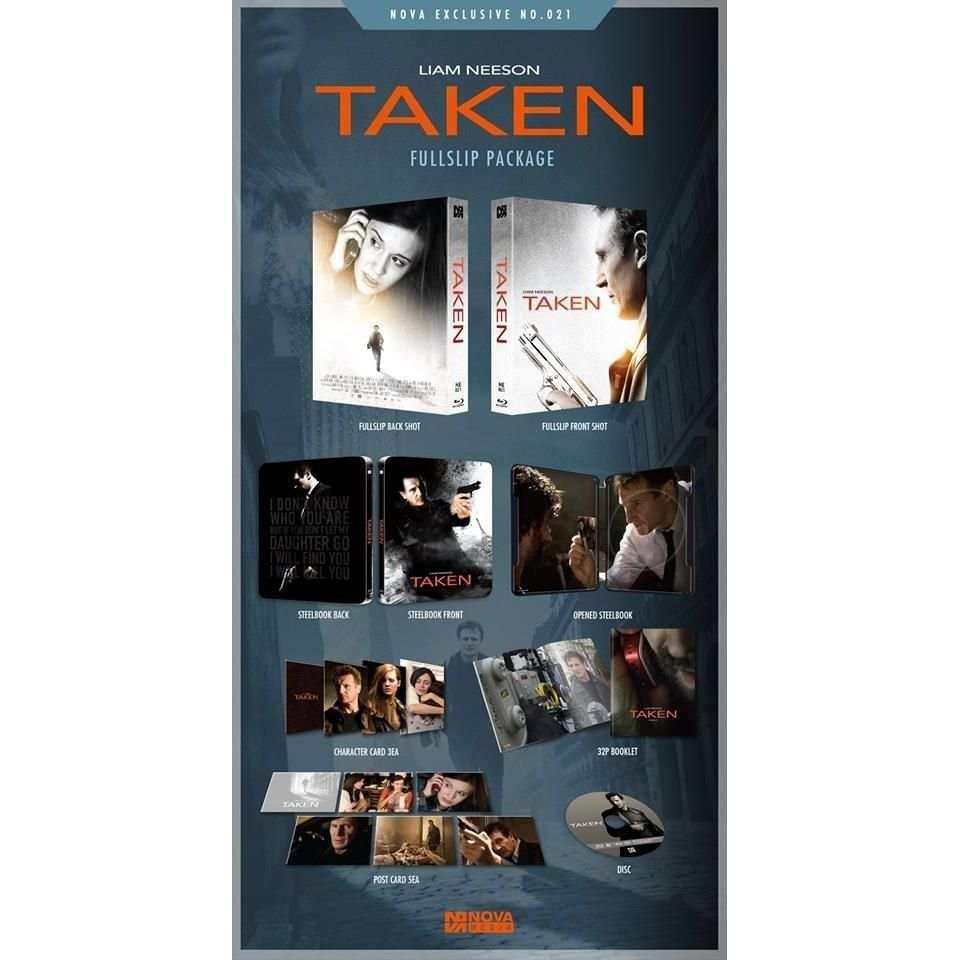 Taken Limited Edition Steelbook Blu-Ray w/ Full Slip + Extras (Nova Media) - Image 2