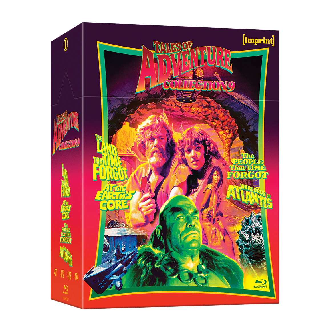 Tales Of Adventure - Collection 9 (1974 - 1978) Blu-Ray Box Set 4-Disc Limited Edition Hardbox (Imprint Films)