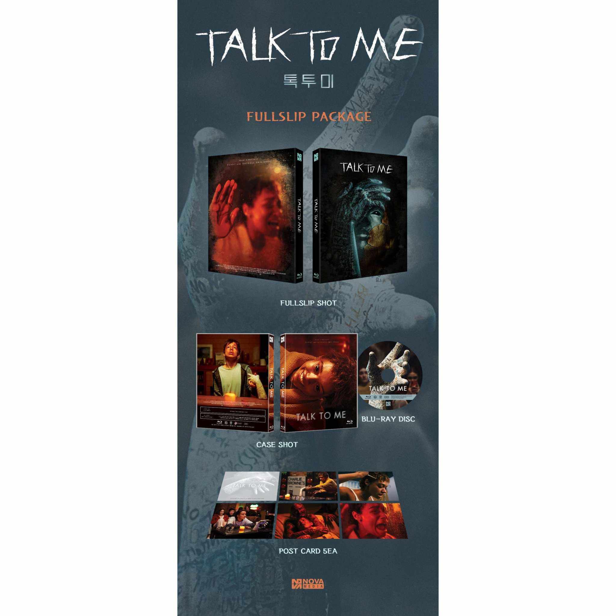 Talk to Me Blu-Ray Numbered Limited Edition Full Slip + Post Cards (Nova Media) - Image 2