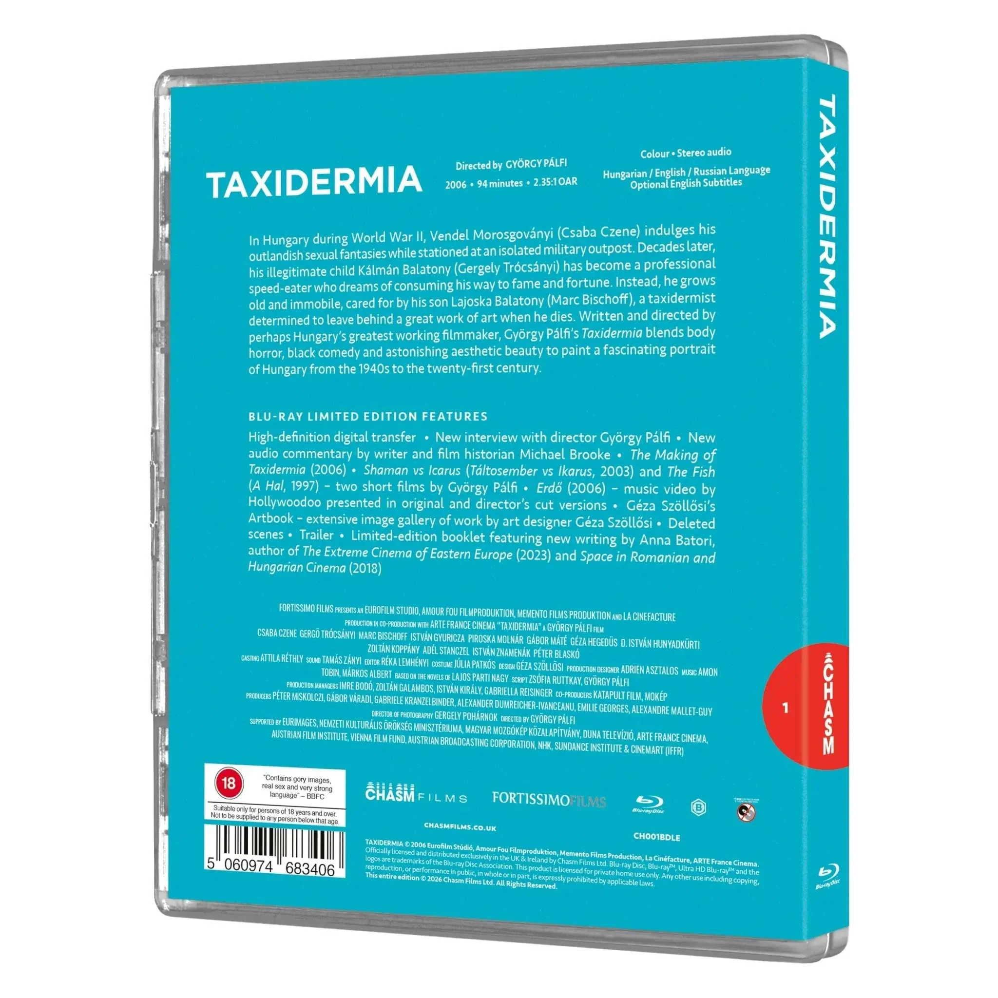 Taxidermia Limited Edition Blu-Ray w/ Slipcover + Booklet (Chasm/Radiance) [REGION B] - Image 3
