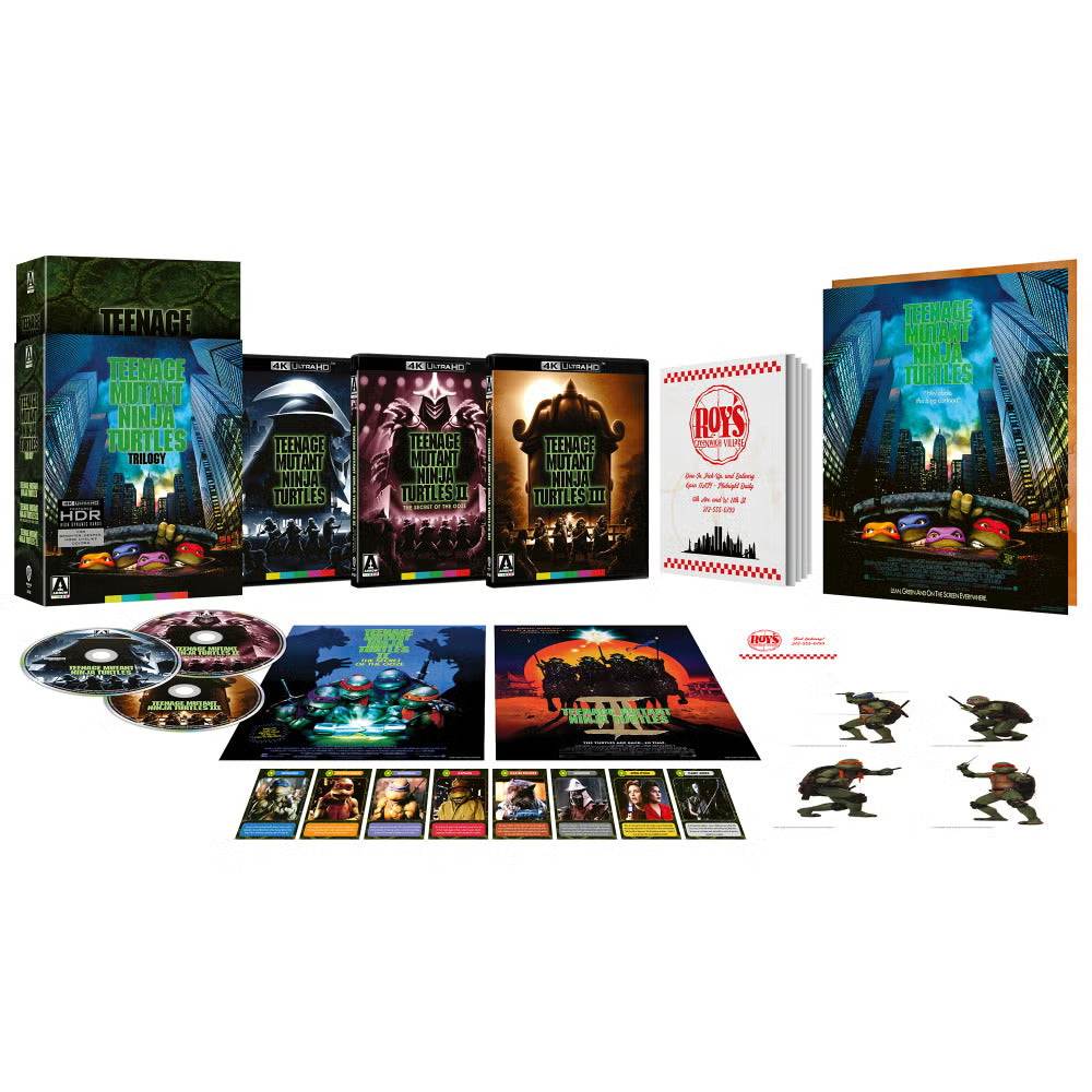 Teenage Mutant Ninja Turtles Trilogy 4K UHD Limited Edition Box Set + Extras (Arrow Video US)