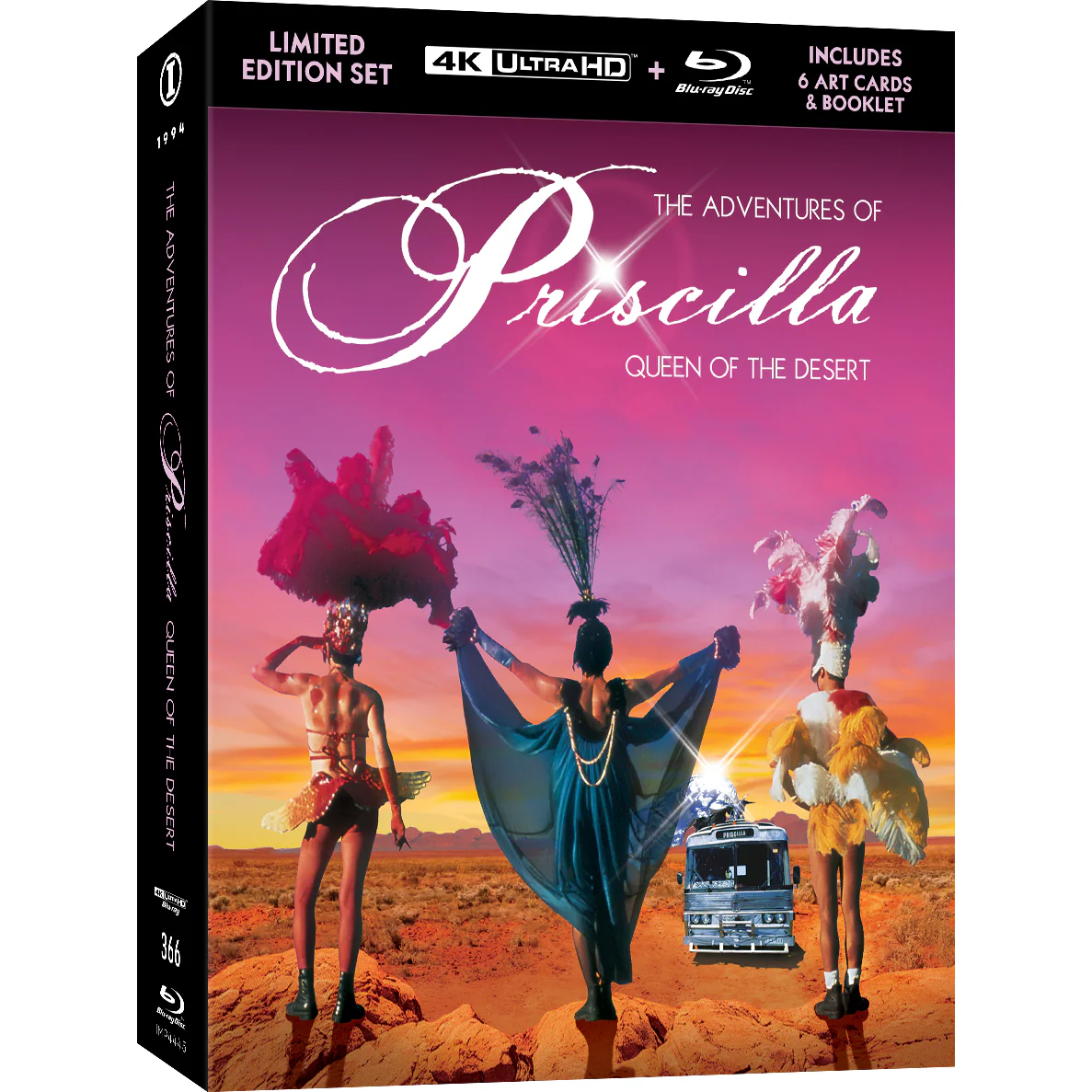 The Adventures of Priscilla, Queen of the Desert (1994) 30th Anniversary Limited Edition 4K UHD + 2-Blu-Ray Exclusive 3D Lenticular Hardbox (Imprint Films) [REGION FREE] - Image 2