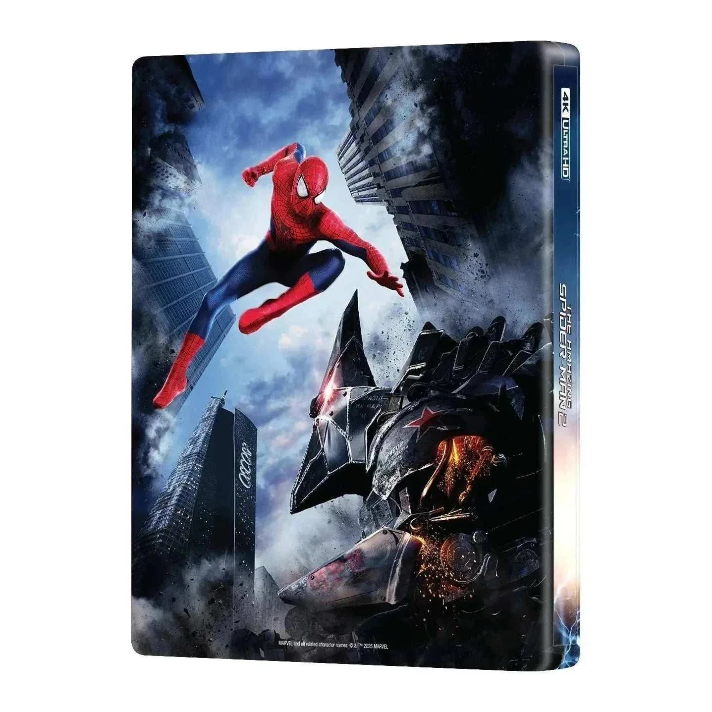 The Amazing Spider-Man 2 Steelbook 4K UHD + Blu-Ray - Double Lenticular Full Slip-A (Manta Lab ME #84) - Image 5