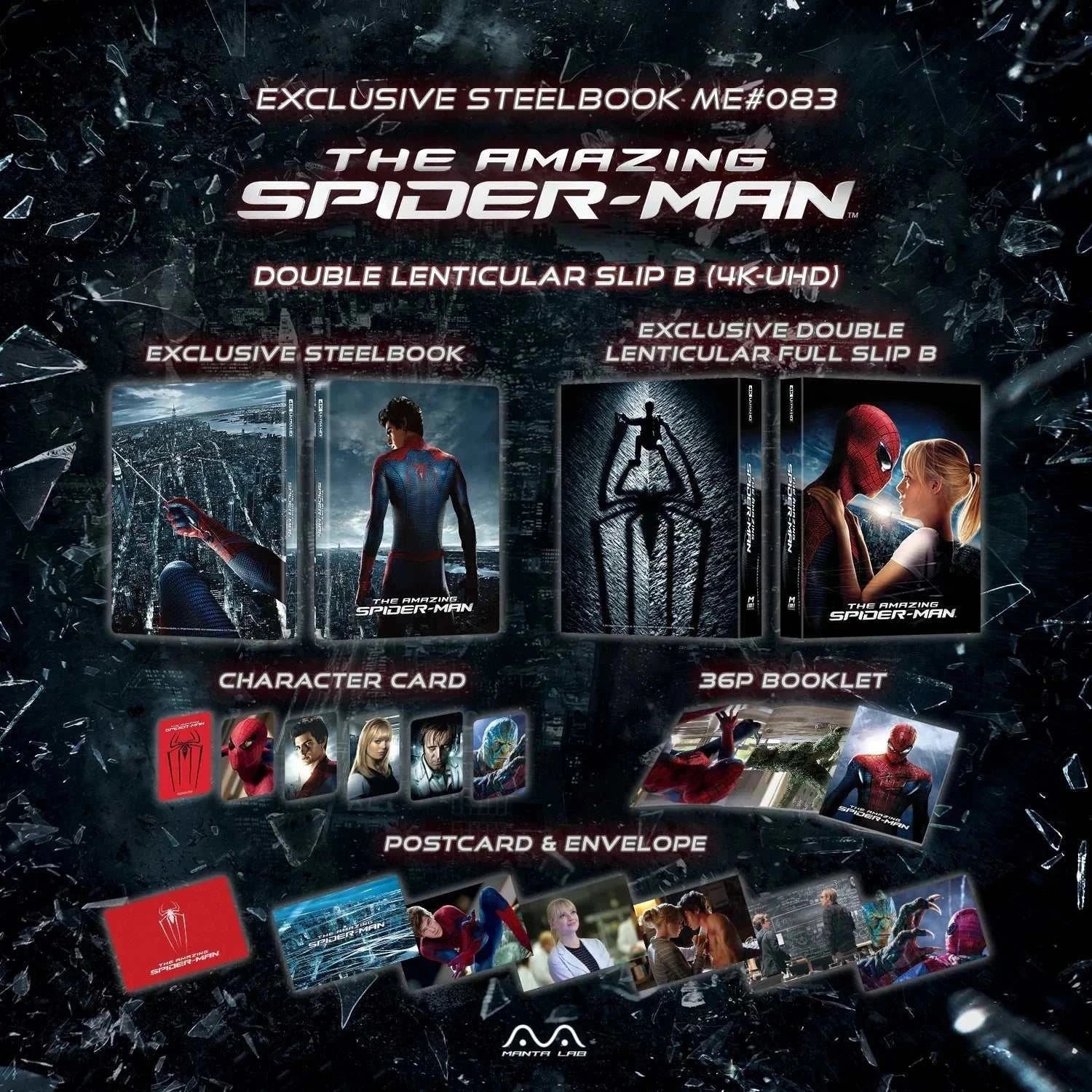 The Amazing Spider-Man [ONE-CLICK] Steelbook 4K UHD + Blu-Ray (Manta Lab ME #83) - Image 12