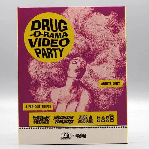 The American Genre Film Archive (AGFA) - Drug-O-Rama Video Party Blu-Ray w/ Slipcover