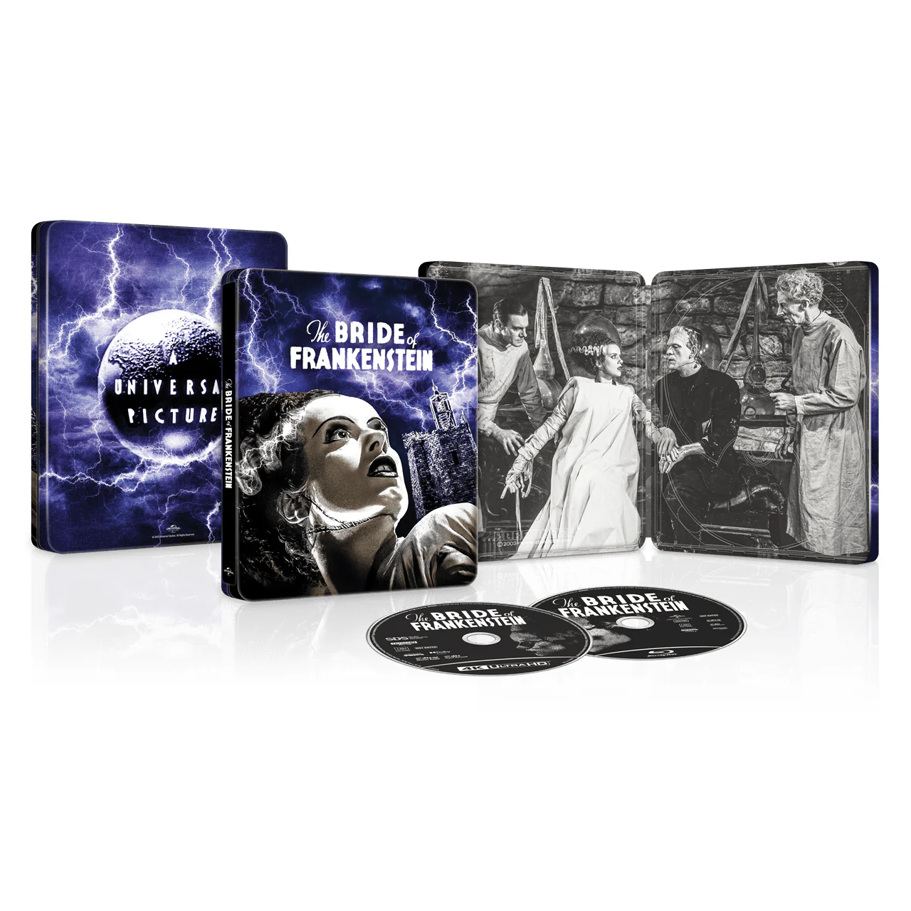 The Bride Of Frankenstein (UK) Limited Edition Steelbook 4K Ultra HD + Blu-Ray [REGION FREE]