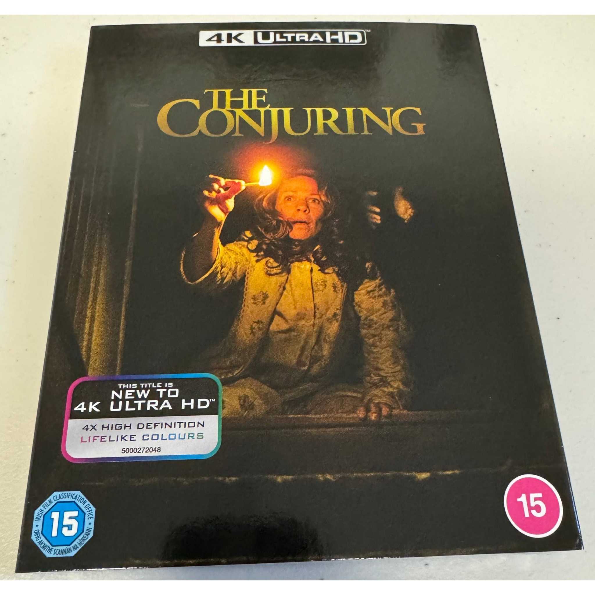 The Conjuring 4K Ultra HD + Blu-Ray (UK Standard Edition) w/ Slipcover (REGION FREE)