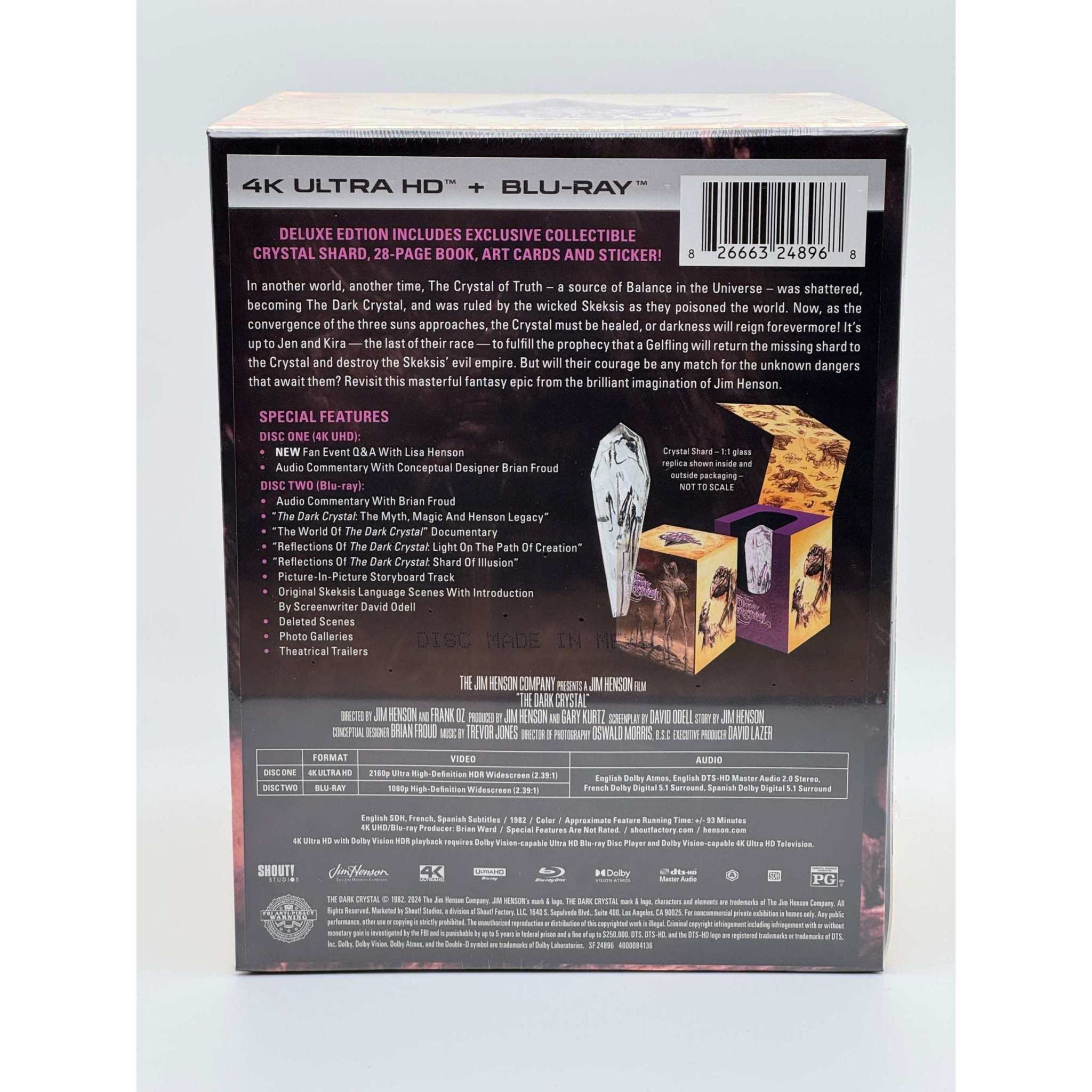 The Dark Crystal Limited Collector's Set 4K UHD + Blu-Ray w/ Big Box and Extras - Image 5
