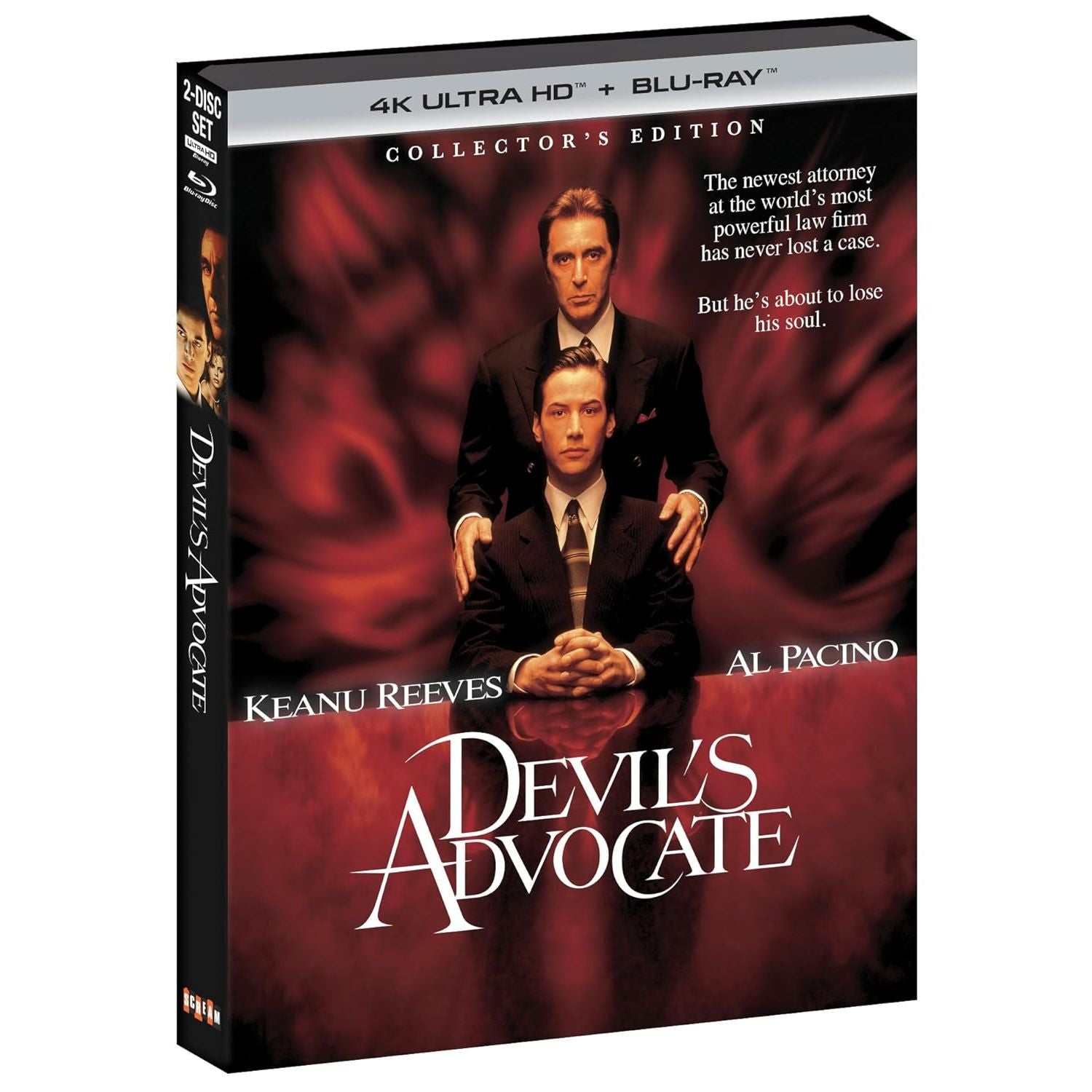 The Devil's Advocate (1997) Collector's Edition 4K UHD + Blu-ray w/ Slipcover (Scream Factory)