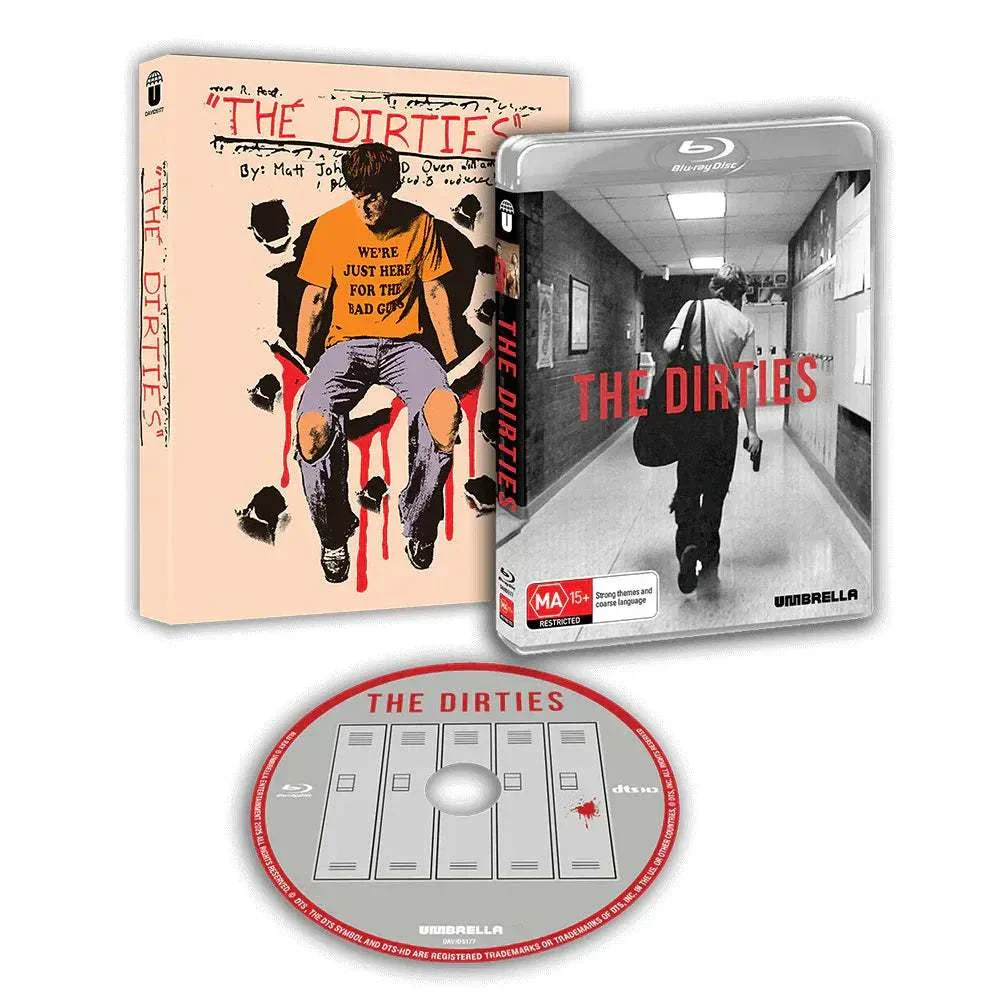 The Dirties (2013) Blu-Ray w/ Limited Edition Slipcover (Umbrella Entertainment) [REGION FREE]