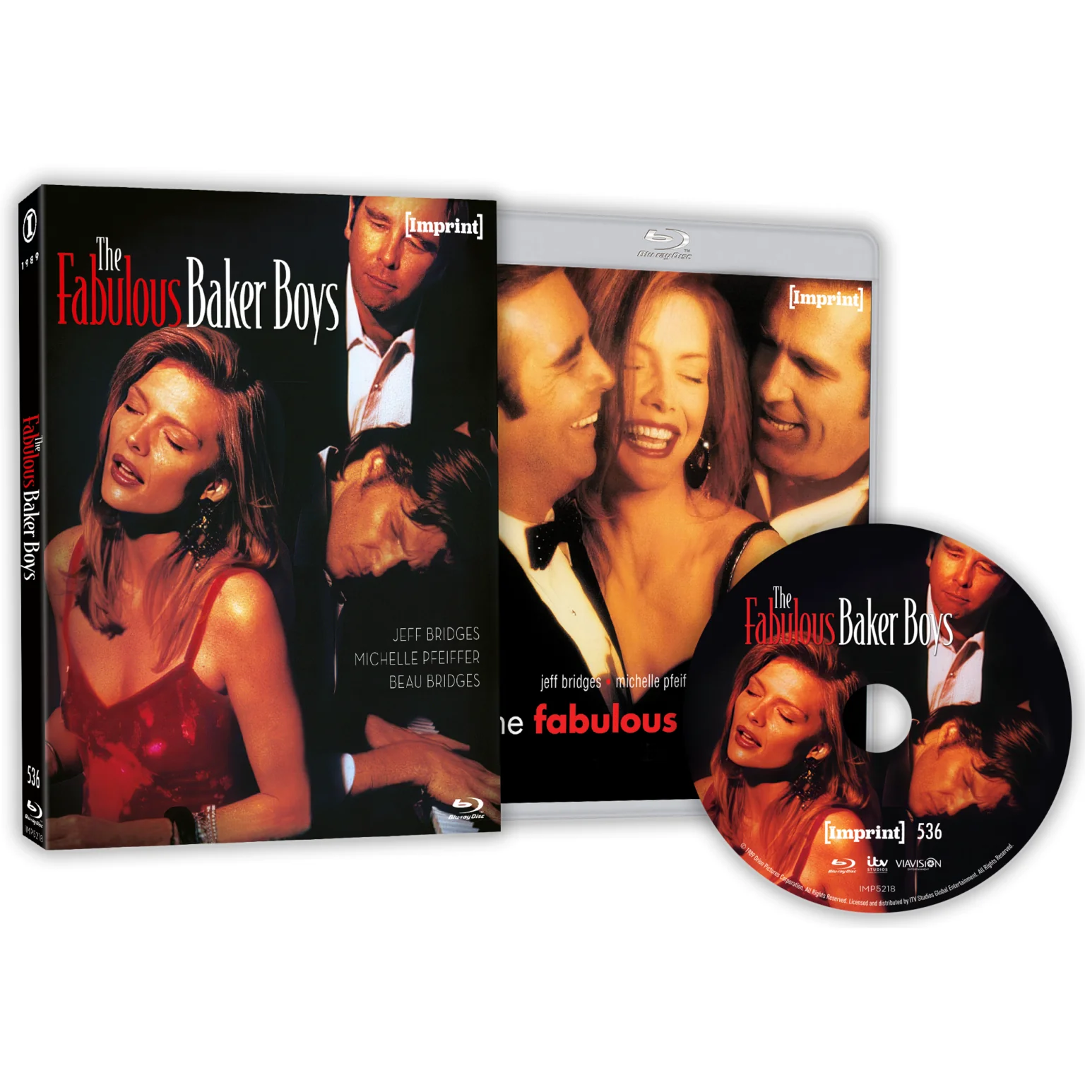 The Fabulous Baker Boys (1989) Blu-ray w/ Limited Edition Slipcover (Imprint Films) [REGION FREE]