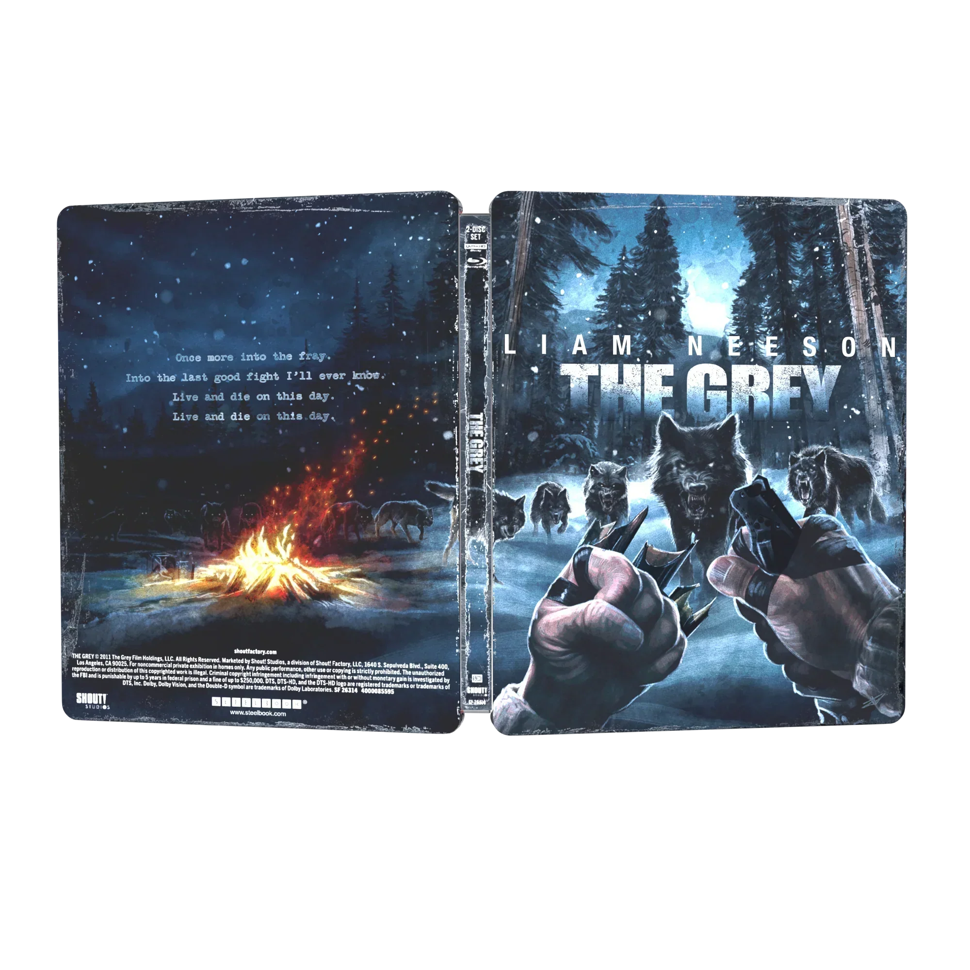The Grey 4K UHD + Blu-Ray Limited Edition Steelbook (Shout Factory) - Image 2